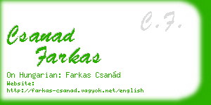 csanad farkas business card